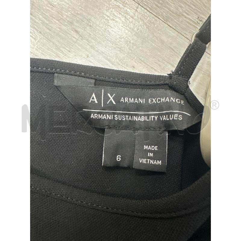 VESTITO DONNA ARMANI EXCHANGE NERO  | Mercatino dell'Usato San giovanni teatino 2