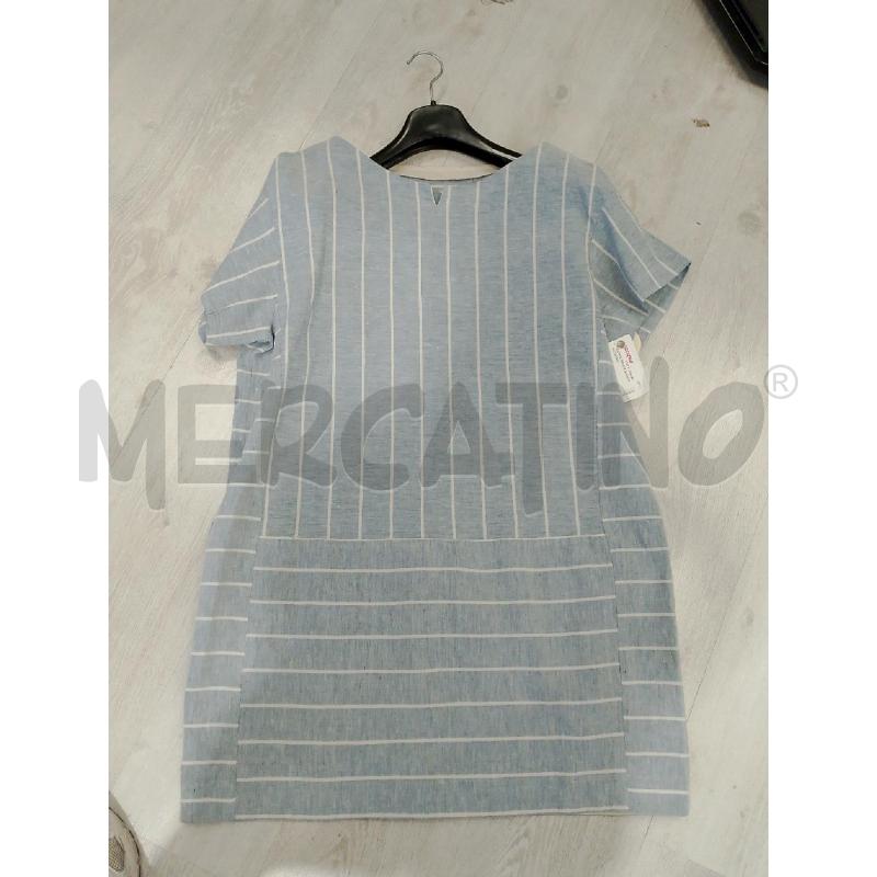 VESTITO DONNA BIANCO AZZURRO | Mercatino dell'Usato San giovanni teatino 1
