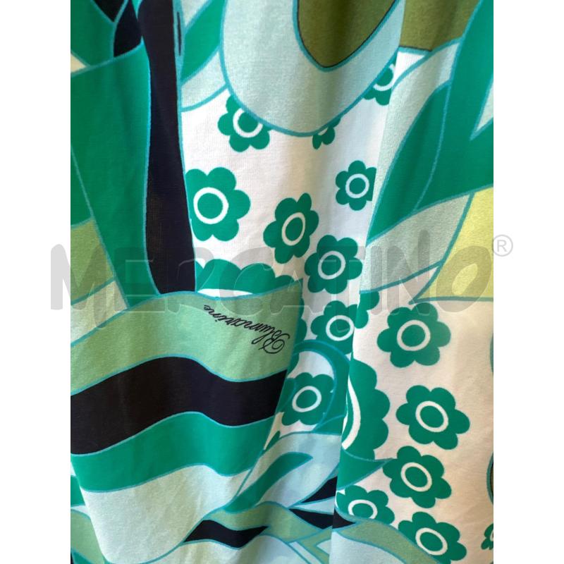 VESTITO DONNA BLUMARINE FANTASIA VERDE AZZURRA TG S | Mercatino dell'Usato San giovanni teatino 3