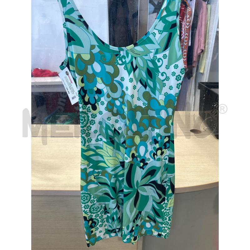 VESTITO DONNA BLUMARINE FANTASIA VERDE AZZURRA TG S | Mercatino dell'Usato San giovanni teatino 4