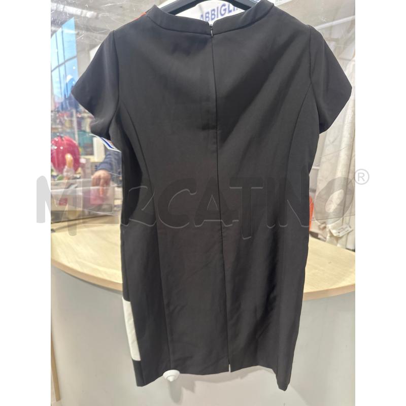 VESTITO DONNA CANNELLA NERO BIANCO CORALLO | Mercatino dell'Usato San giovanni teatino 3