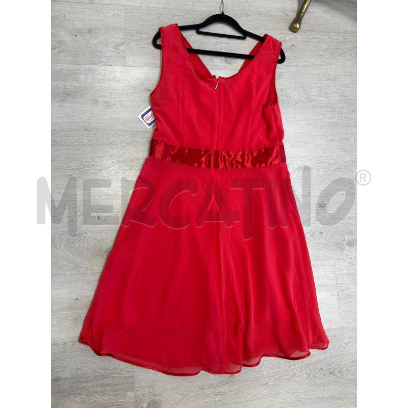 VESTITO DONNA CARLA MONTANARINI ROSSO | Mercatino dell'Usato San giovanni teatino 3