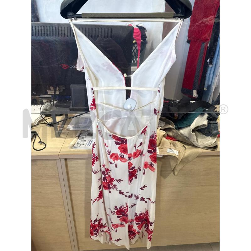 VESTITO DONNA CELYN B BIANCO FIORI ROSSI | Mercatino dell'Usato San giovanni teatino 2