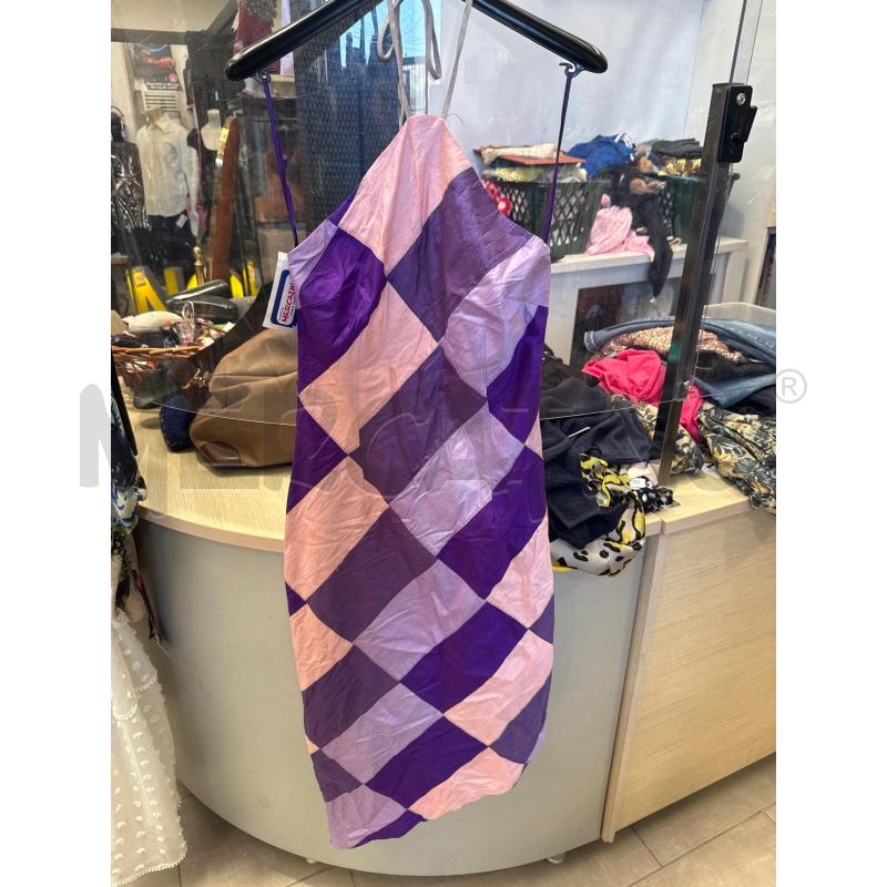 VESTITO DONNA CELYN B ROSA VIOLA SETA | Mercatino dell'Usato San giovanni teatino 1