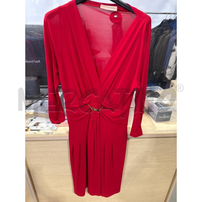 VESTITO DONNA COCCAPANI ROSSO DETT DORATO  | Mercatino dell'Usato San giovanni teatino 1