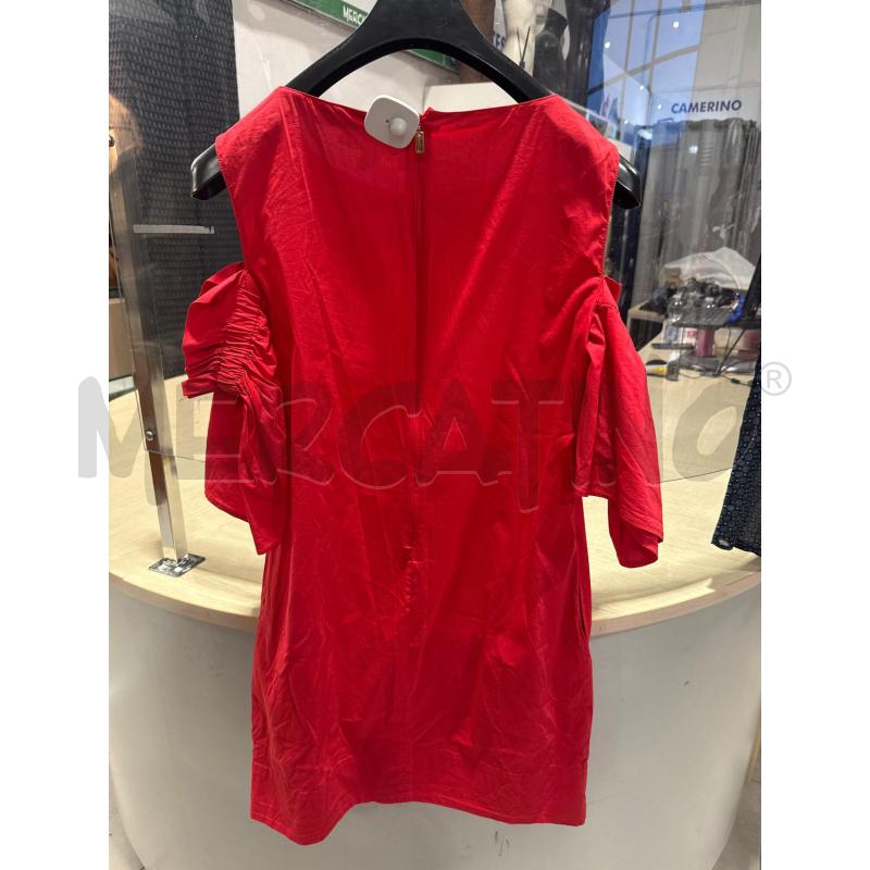 VESTITO DONNA COCCAPANI ROSSO MANICHE RICCETTI | Mercatino dell'Usato San giovanni teatino 2