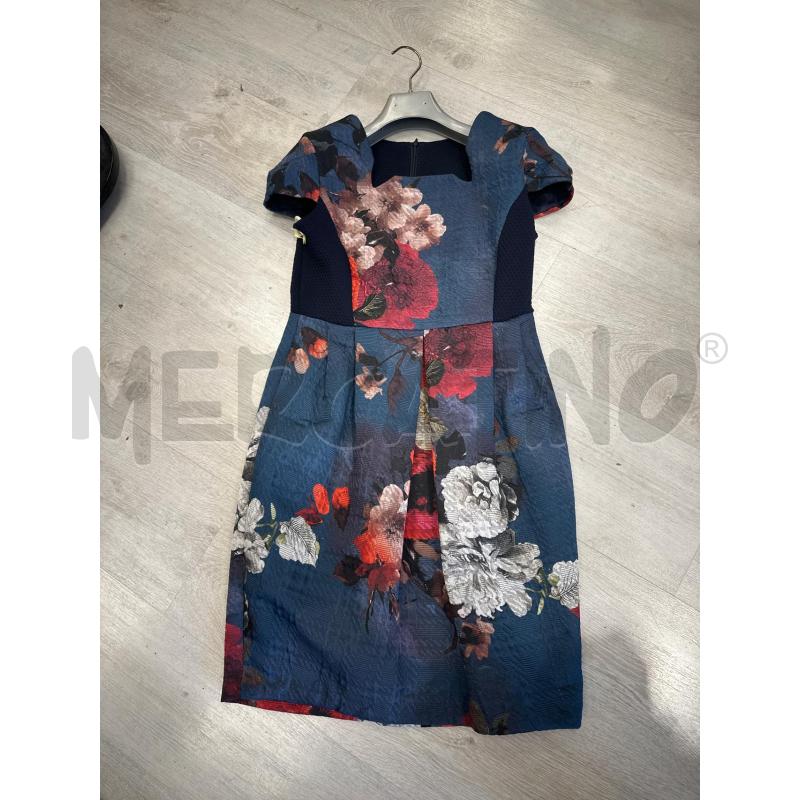 VESTITO DONNA COMPLETO BLU FIORI | Mercatino dell'Usato San giovanni teatino 2