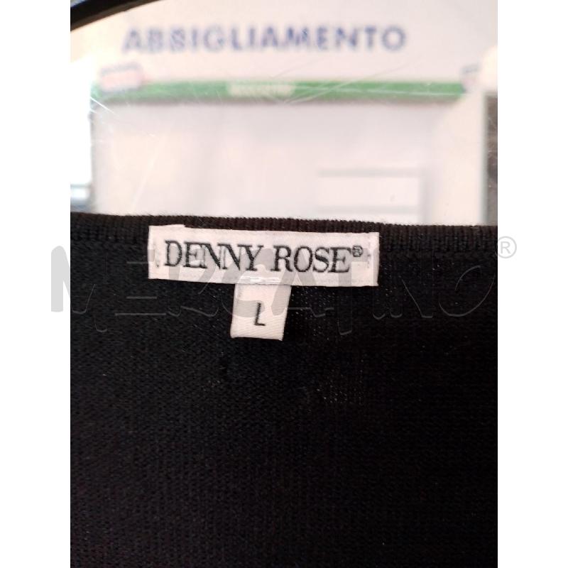 VESTITO DONNA DENNY ROSE NERO COLLO BRILLANTINI TG L  | Mercatino dell'Usato San giovanni teatino 2