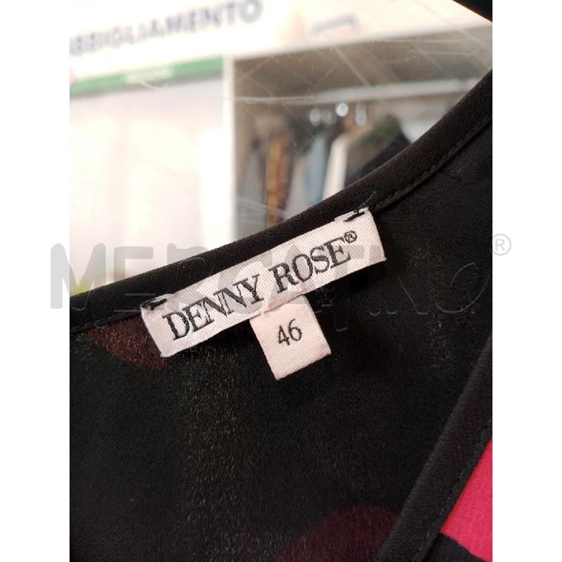 VESTITO DONNA DENNY ROSE NERO ROSSO TG 46 | Mercatino dell'Usato San giovanni teatino 2