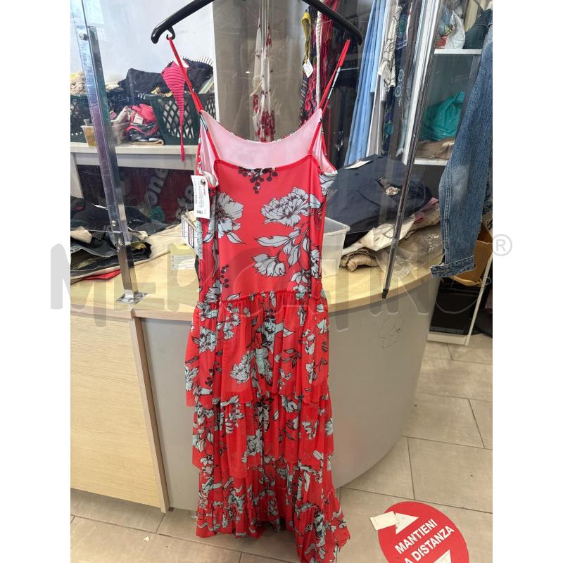 VESTITO DONNA DENNY ROSE ROSSO FIORI CELESTI | Mercatino dell'Usato San giovanni teatino 2