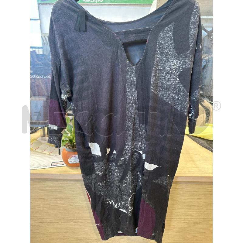 VESTITO DONNA DESIGUAL SCURO FANTASIA | Mercatino dell'Usato San giovanni teatino 2
