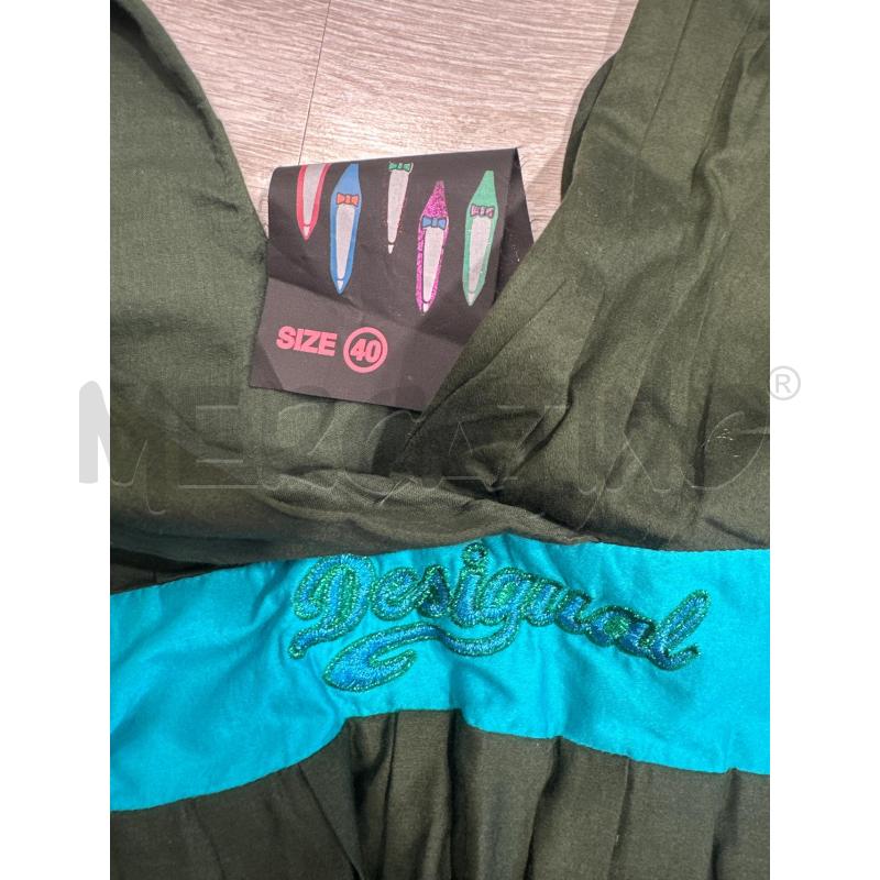 VESTITO DONNA DESIGUAL VERDE AZZURRA  | Mercatino dell'Usato San giovanni teatino 2