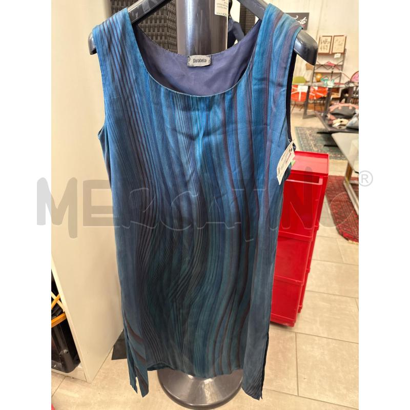 VESTITO DONNA DORABELLA AZZURRO | Mercatino dell'Usato San giovanni teatino 1