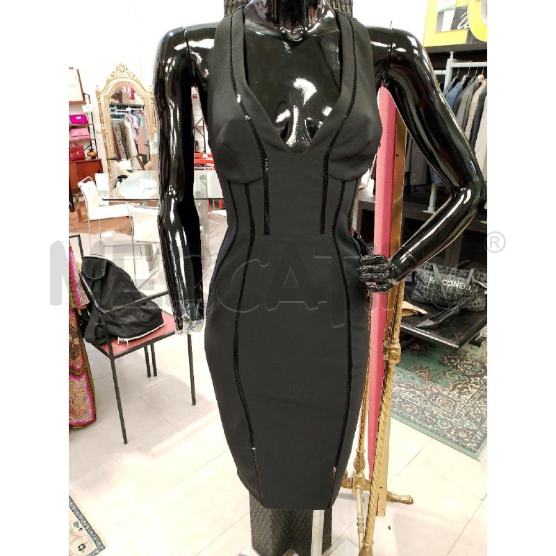VESTITO DONNA ELISABETTA FRANCHI NERO DETT TRAFORATO | Mercatino dell'Usato San giovanni teatino 1