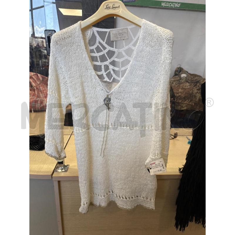 VESTITO DONNA ELISA CAVALETTI BIANCO  | Mercatino dell'Usato San giovanni teatino 1