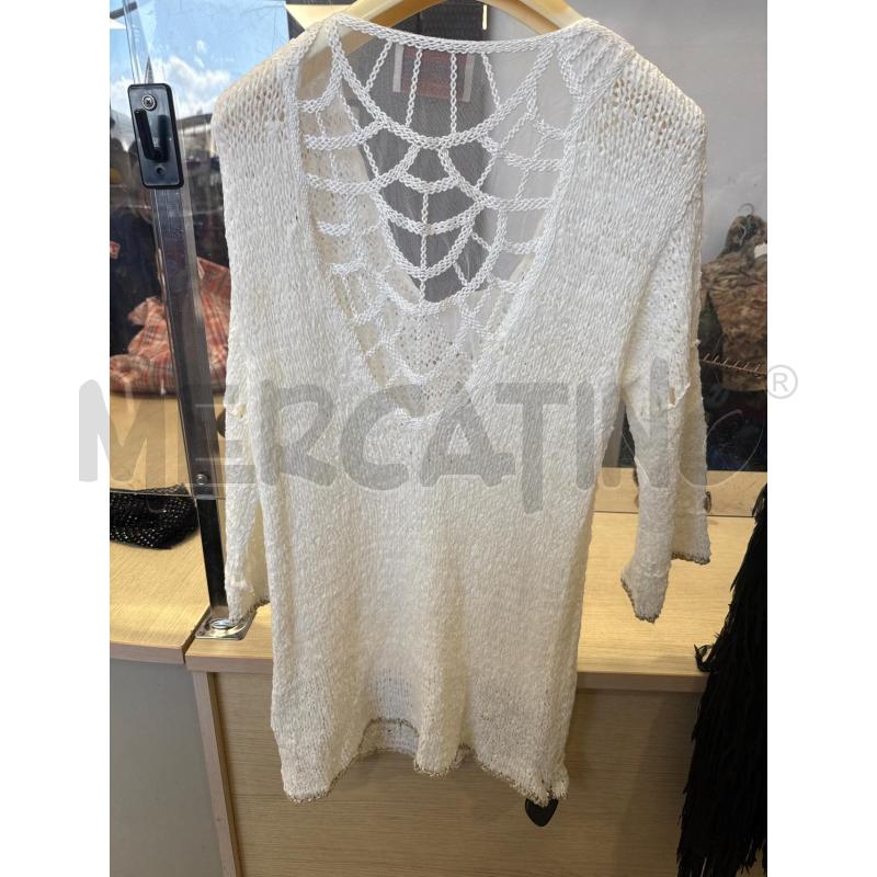 VESTITO DONNA ELISA CAVALETTI BIANCO  | Mercatino dell'Usato San giovanni teatino 2