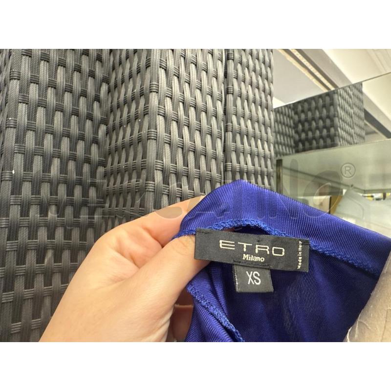 VESTITO DONNA ETRO VIOLA BLU ELETRICO  | Mercatino dell'Usato San giovanni teatino 2