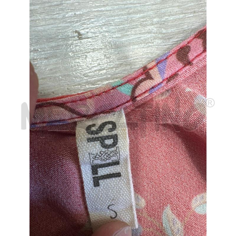 VESTITO DONNA FANTASIA BIANCO ROSSO FIORELLINI | Mercatino dell'Usato San giovanni teatino 2