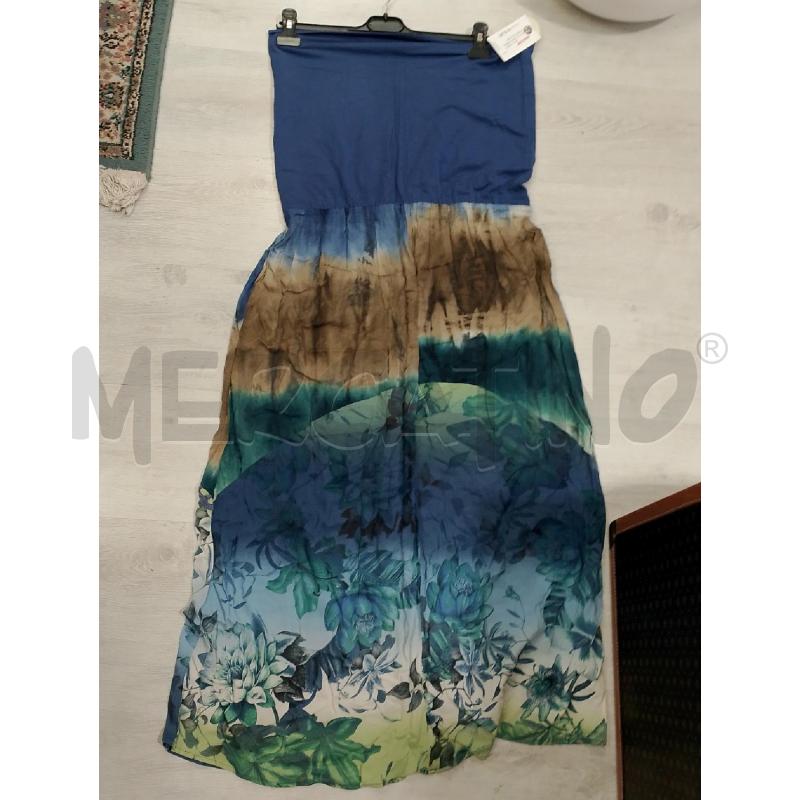 VESTITO DONNA FIORELLA RUBINO BLU VERDE  | Mercatino dell'Usato San giovanni teatino 1