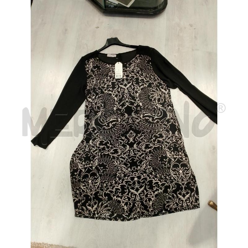VESTITO DONNA FIORELLA RUBINO NERO FANTASIA | Mercatino dell'Usato San giovanni teatino 1