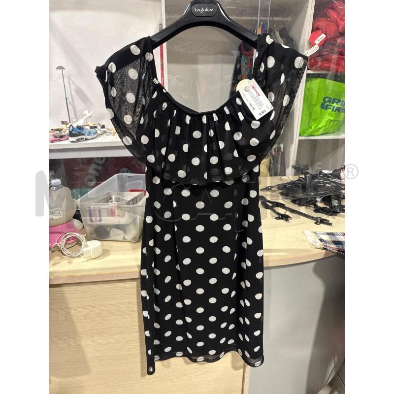 VESTITO DONNA FRANK LYMAN NERO POIS BIANCHI | Mercatino dell'Usato San giovanni teatino 1