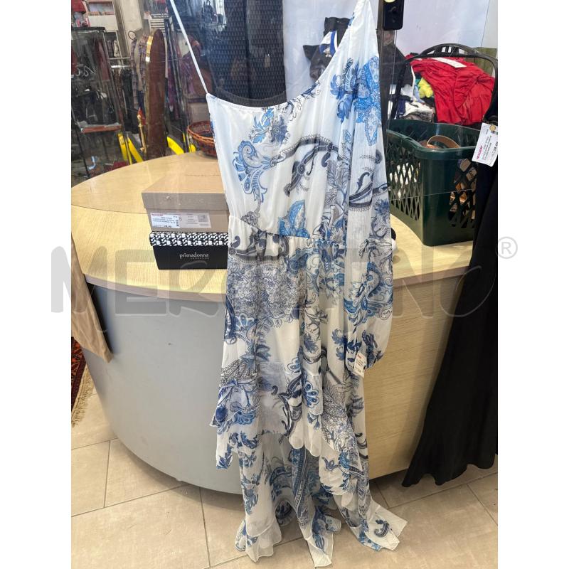 VESTITO DONNA GEUDI BIANCO AZZURRO FANTASIA | Mercatino dell'Usato San giovanni teatino 2