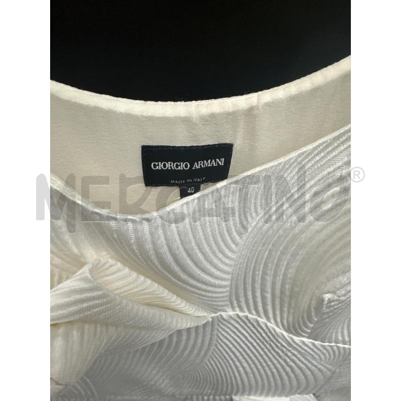 VESTITO DONNA GIORGIO ARMANI BIANCO RICCETTO  | Mercatino dell'Usato San giovanni teatino 2