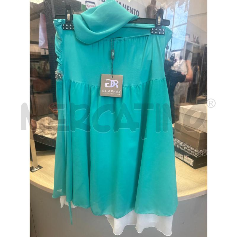 VESTITO DONNA GRAFFIO VERDE ACQUA | Mercatino dell'Usato San giovanni teatino 2