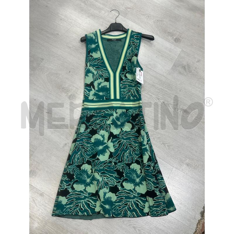 VESTITO DONNA GUESS VERDE BLU NERO  | Mercatino dell'Usato San giovanni teatino 1