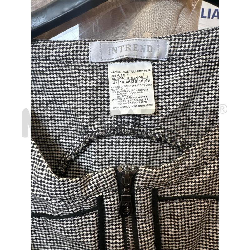 VESTITO DONNA INTREND BIANCO NERO SALE PEPE  | Mercatino dell'Usato San giovanni teatino 2