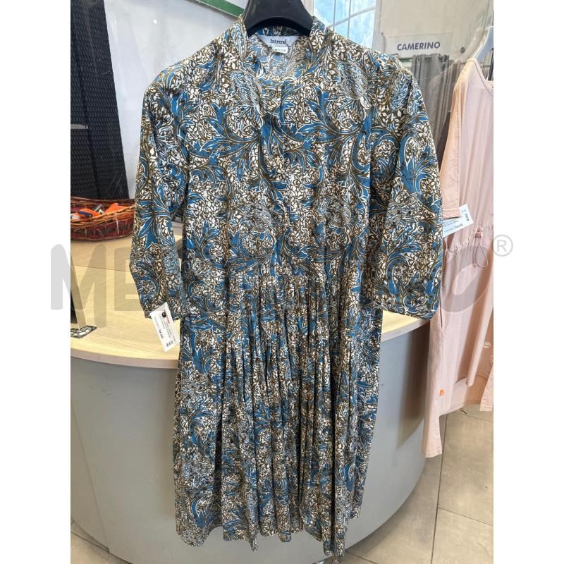 VESTITO DONNA INTREND FANTASIA BLU | Mercatino dell'Usato San giovanni teatino 1