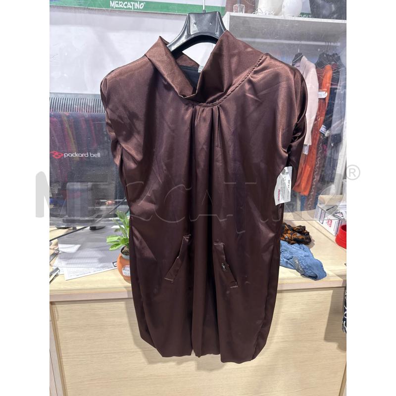 VESTITO DONNA JMC ATELLER MARRONE LUCIDO | Mercatino dell'Usato San giovanni teatino 1