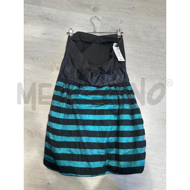 VESTITO DONNA KILLAH NERO RIGHE AZZURRE TG M | Mercatino dell'Usato San giovanni teatino 3