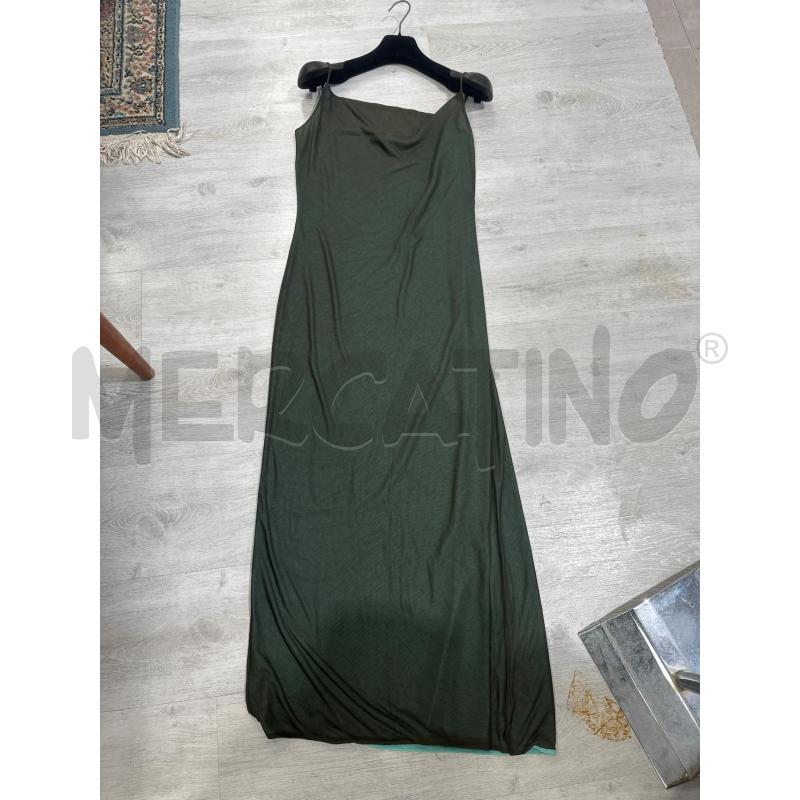 VESTITO DONNA LES COPAINS AZZURRO VERDONE VELATO LUNGO  | Mercatino dell'Usato San giovanni teatino 1