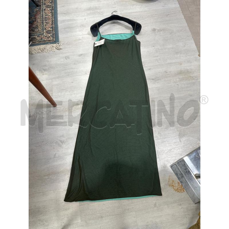 VESTITO DONNA LES COPAINS AZZURRO VERDONE VELATO LUNGO  | Mercatino dell'Usato San giovanni teatino 3