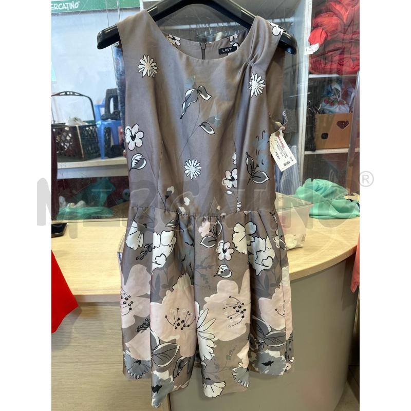 VESTITO DONNA LIST BEIGE FLOREALE | Mercatino dell'Usato San giovanni teatino 1