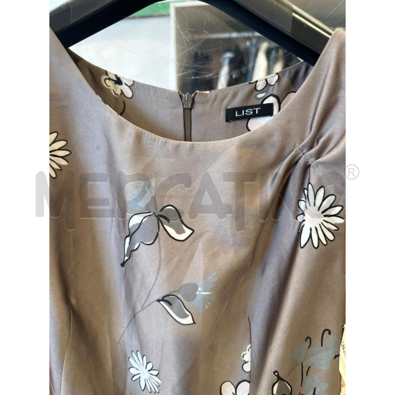 VESTITO DONNA LIST BEIGE FLOREALE | Mercatino dell'Usato San giovanni teatino 2
