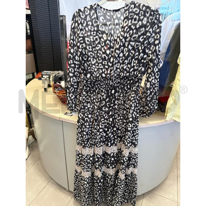 VESTITO DONNA LIU JO NERO LEOPARDATO  | Mercatino dell'Usato San giovanni teatino 2