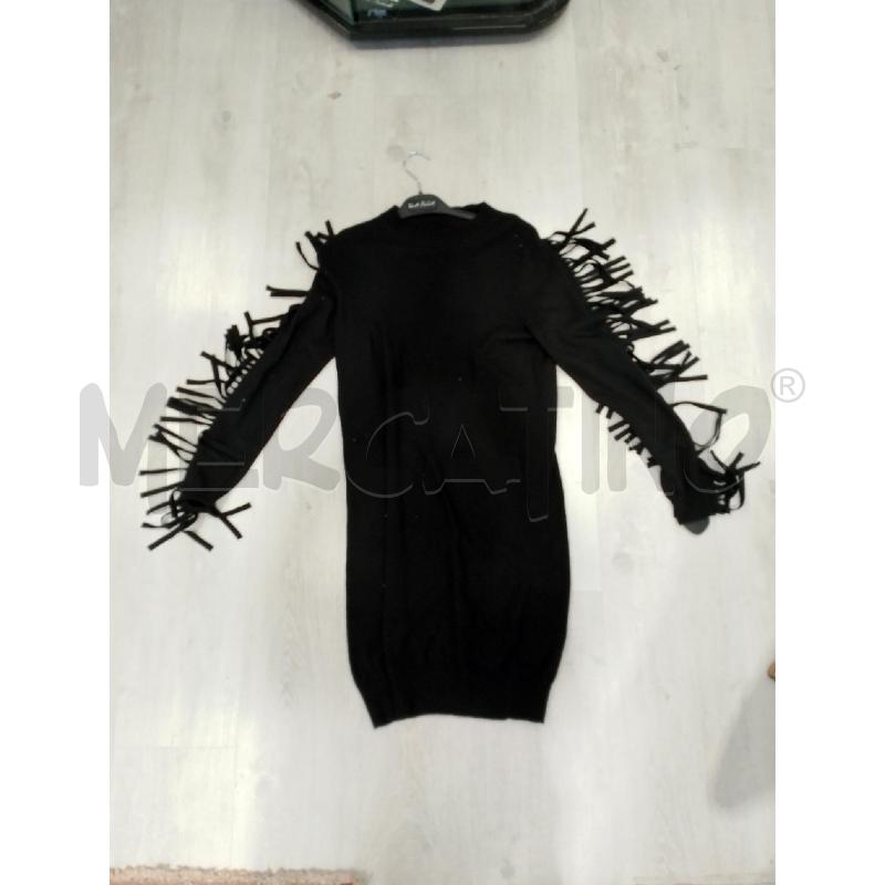 VESTITO DONNA MAISON MARGIELA NERO FRANGE MANICHE  | Mercatino dell'Usato San giovanni teatino 1