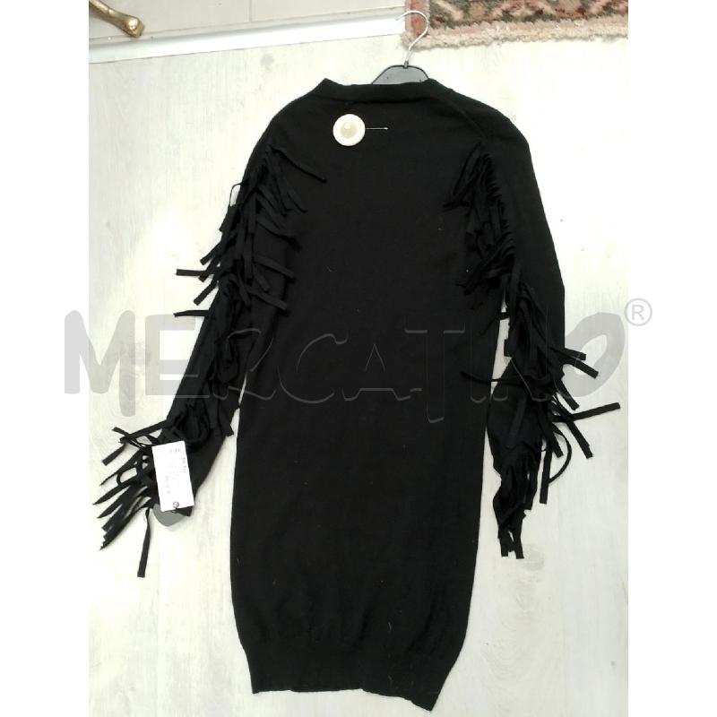 VESTITO DONNA MAISON MARGIELA NERO FRANGE MANICHE  | Mercatino dell'Usato San giovanni teatino 2