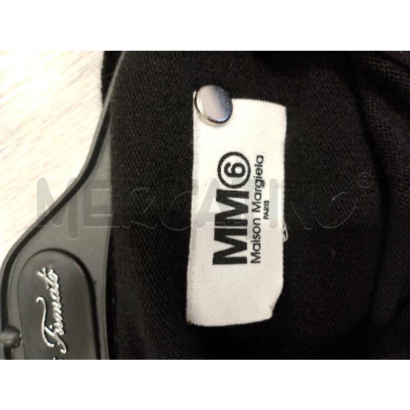 VESTITO DONNA MAISON MARGIELA NERO FRANGE MANICHE  | Mercatino dell'Usato San giovanni teatino 3