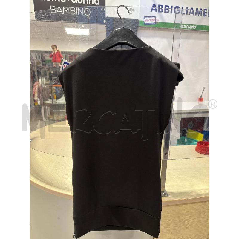 VESTITO DONNA MANGANO NERO PERLINE | Mercatino dell'Usato San giovanni teatino 2