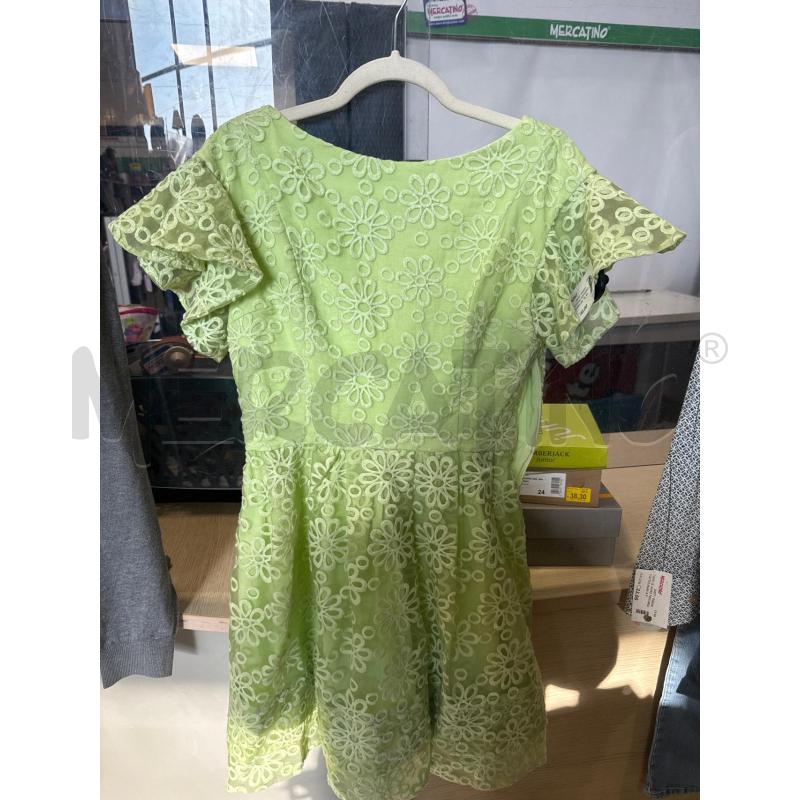 VESTITO DONNA MANGANO VERDE FIORELLINI | Mercatino dell'Usato San giovanni teatino 1