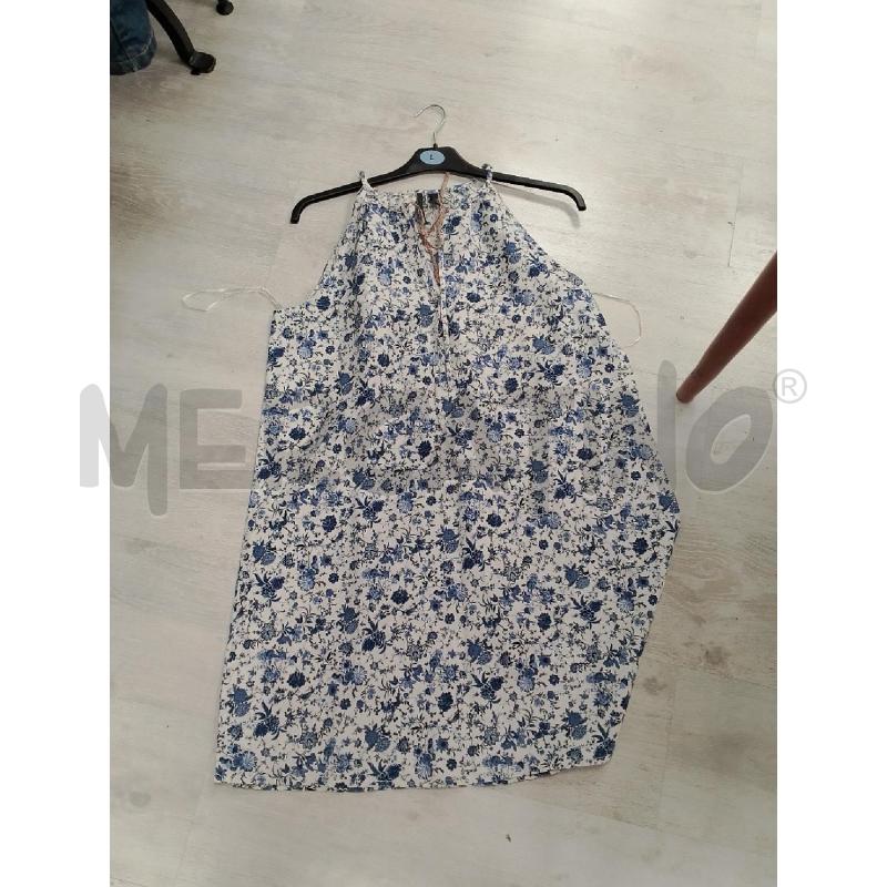 VESTITO DONNA MANGO BIANCO BLU FANTASIA | Mercatino dell'Usato San giovanni teatino 1