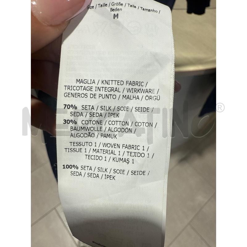 VESTITO DONNA MARELLA BLU GIALLO SETA  | Mercatino dell'Usato San giovanni teatino 3