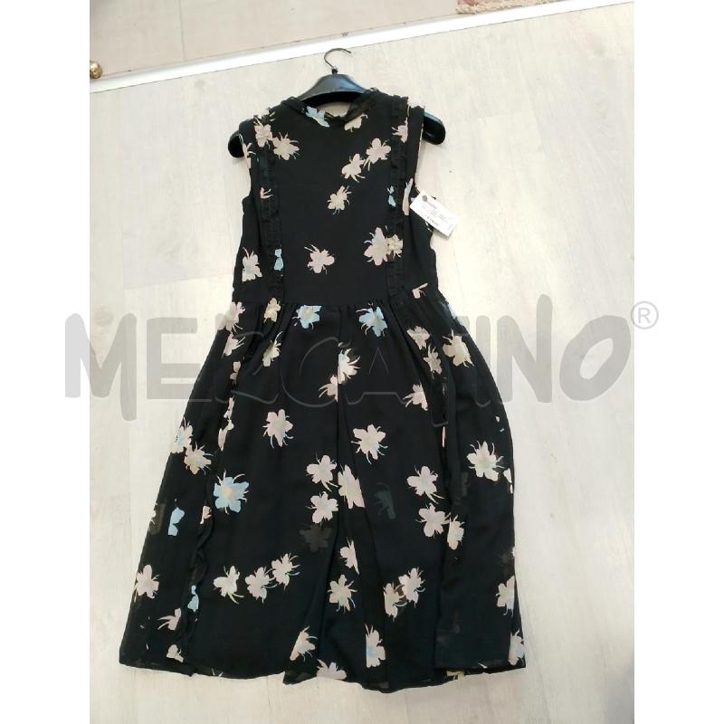 VESTITO DONNA MARELLA NERO FLOREALE | Mercatino dell'Usato San giovanni teatino 2