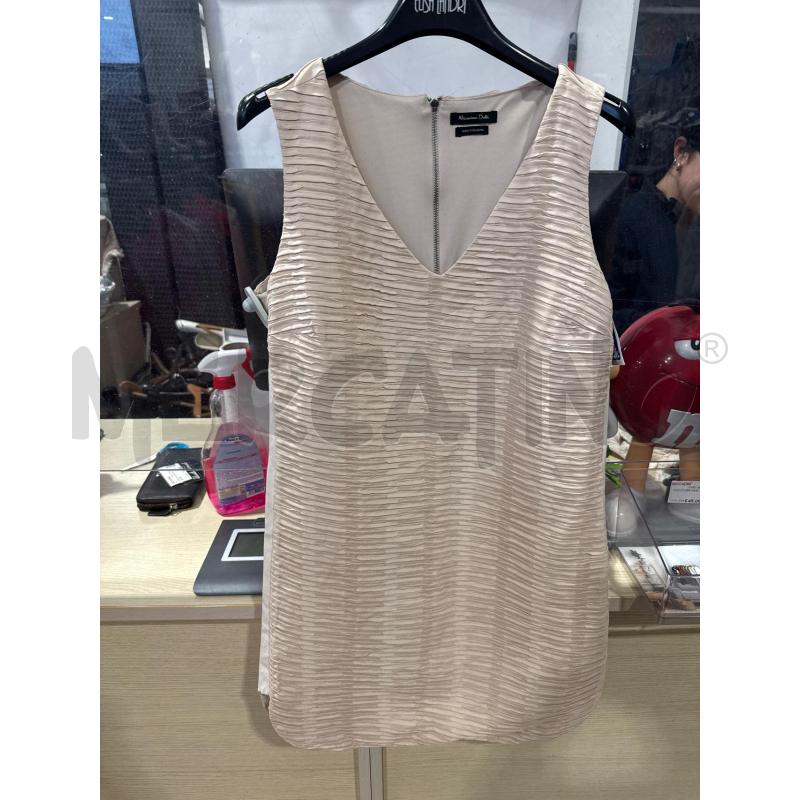 VESTITO DONNA MASSIMO DUTTI AVORIO PANNA  | Mercatino dell'Usato San giovanni teatino 1
