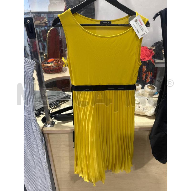 VESTITO DONNA MAX&CO GIALLO | Mercatino dell'Usato San giovanni teatino 1