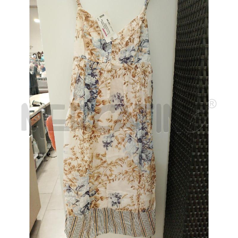 VESTITO DONNA MAX MARA BIANCO FIORI BLU | Mercatino dell'Usato San giovanni teatino 1