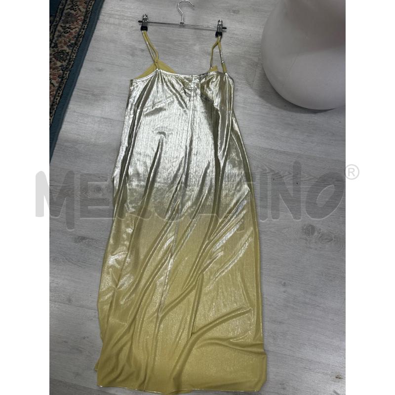 VESTITO DONNA MAX & CO GIALLO ARGENTATO TG L | Mercatino dell'Usato San giovanni teatino 2